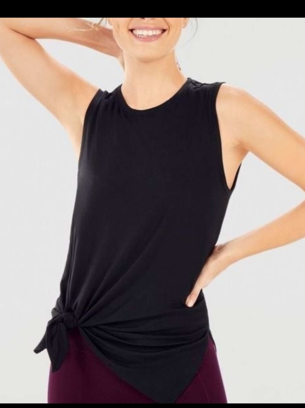 NWT Fabletics Alia Tied Tank
